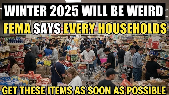 FEMA's 10 MUST-HAVE Winter Emergency Items Before 2025 (Most People Miss #3!)