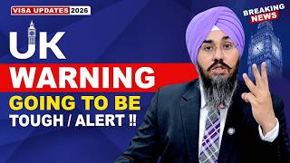 UK 🇬🇧 WARNING GOING TO BE TOUGH / ALERT ‼️ | STUDY VISA UPDATES 2026 | USA CANADA UK