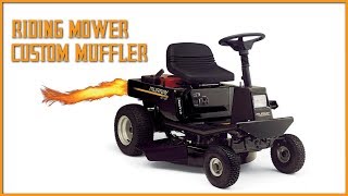 Custom Muffler For My Riding Mower