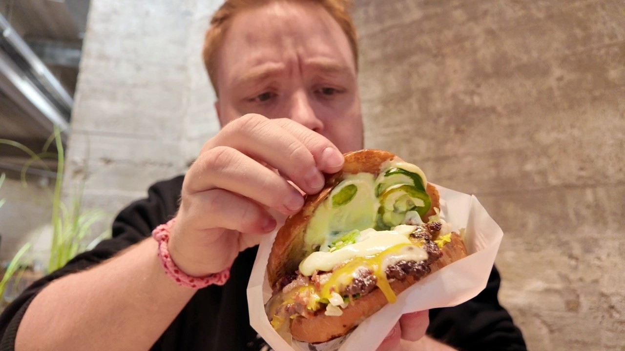 Ajoin 1,5 tuntia tätä hampurilaista varten 🍔