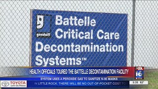 Ark. Secretary of Health tours Battelle Decontamination Facility