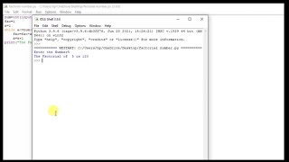 Write a Program to  Find a Factorial of a Number in Python in Hindi | python for beginners