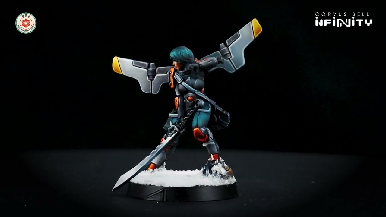 Commission Miniature Peinte PRO – Yuan Yuan – Infinity The Game – Corvus Belli