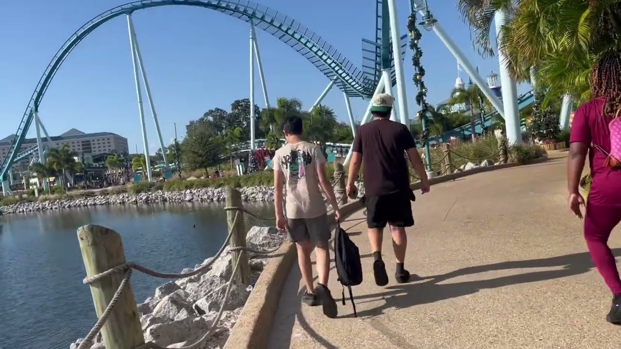 Dad vs. The Pipeline: How I Survived (By Not Riding) SeaWorld's Standing Coaster