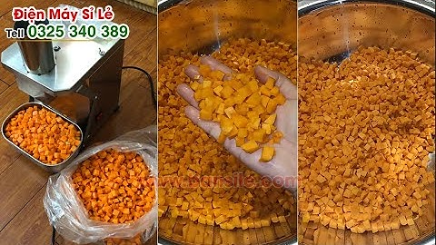 Chiếc máy thái cà rốt hạt lựu bán chạy số 1 hiện nay