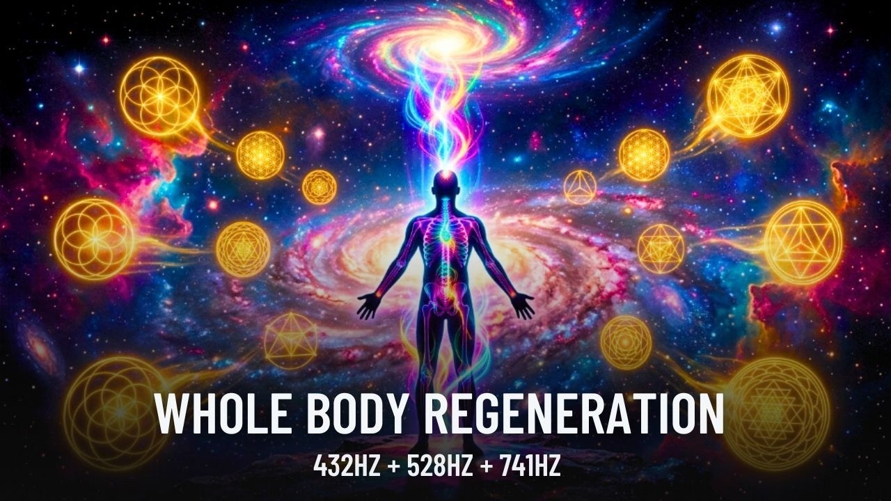 Deep Healing Sleep 432Hz + 528Hz + 741Hz - Alpha Waves for Mind & Body
