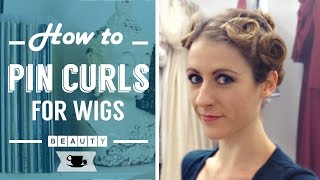 How To Pin Curls your Hair for Wigs | Lazy Dancer Tips