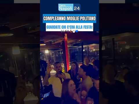 Video Festa moglie POLITANO, guardate che spettacolo