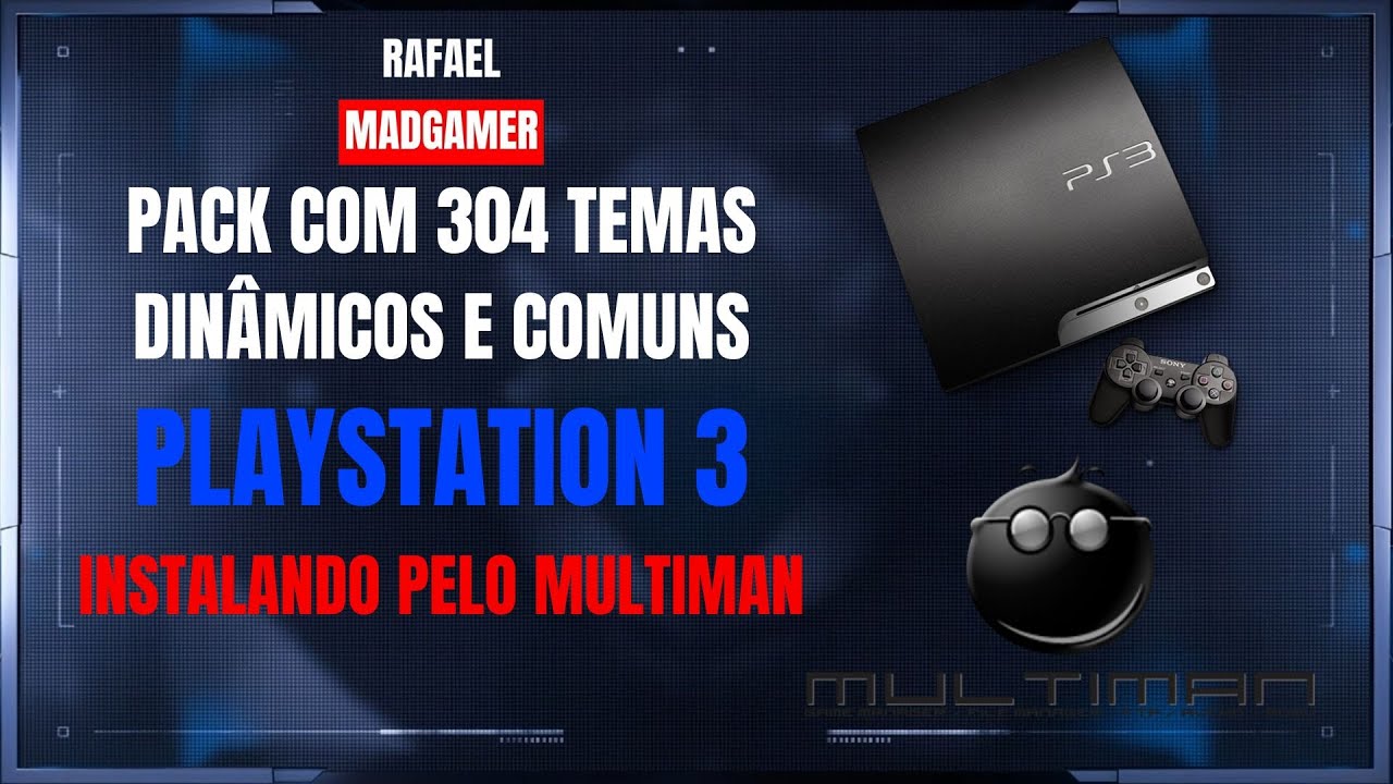 Pack Com 304 Temas Dinâmicos para PlayStation 3 - Instalação via Multiman