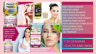 BEST SUPPLEMENTS FOR ANTI-AGING/ SPOTLESS GLOWING GLASS SMOOTH SATIN SKIN ️ #totalwellness