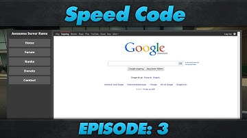 Speed Code : Episode 3 : [LUA] DarkRP Motd