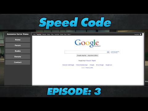Speed Code : Episode 3 : [LUA] DarkRP Motd