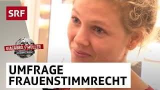 Umfrage Frauenstimmrecht | Giacobbo / Müller | Comedy | SRF