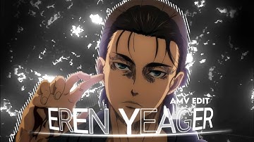 Eren Yeager🔥 – Attack on Titan || Walls Could Talk 4k AMV/EDIT