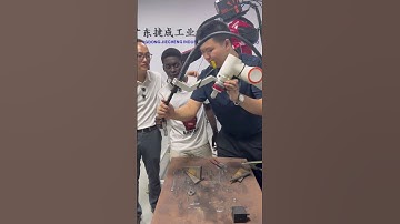 Collaborative welding robot.#welding #robot #industrial #stamping #machine