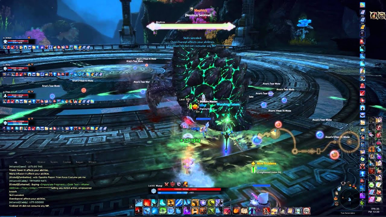 Tera - Sorcerer BRNM @Mephisis (1st boss) #2