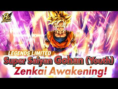 "Super Saiyan Gohan (Youth)（LL）" Zenkai Awakening Trailer | DRAGON BALL LEGENDS