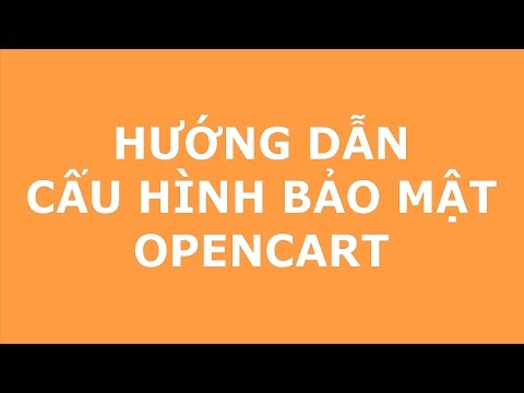 VinaHost.vn | Hướng dẫn cấu hình bảo mật OpenCart