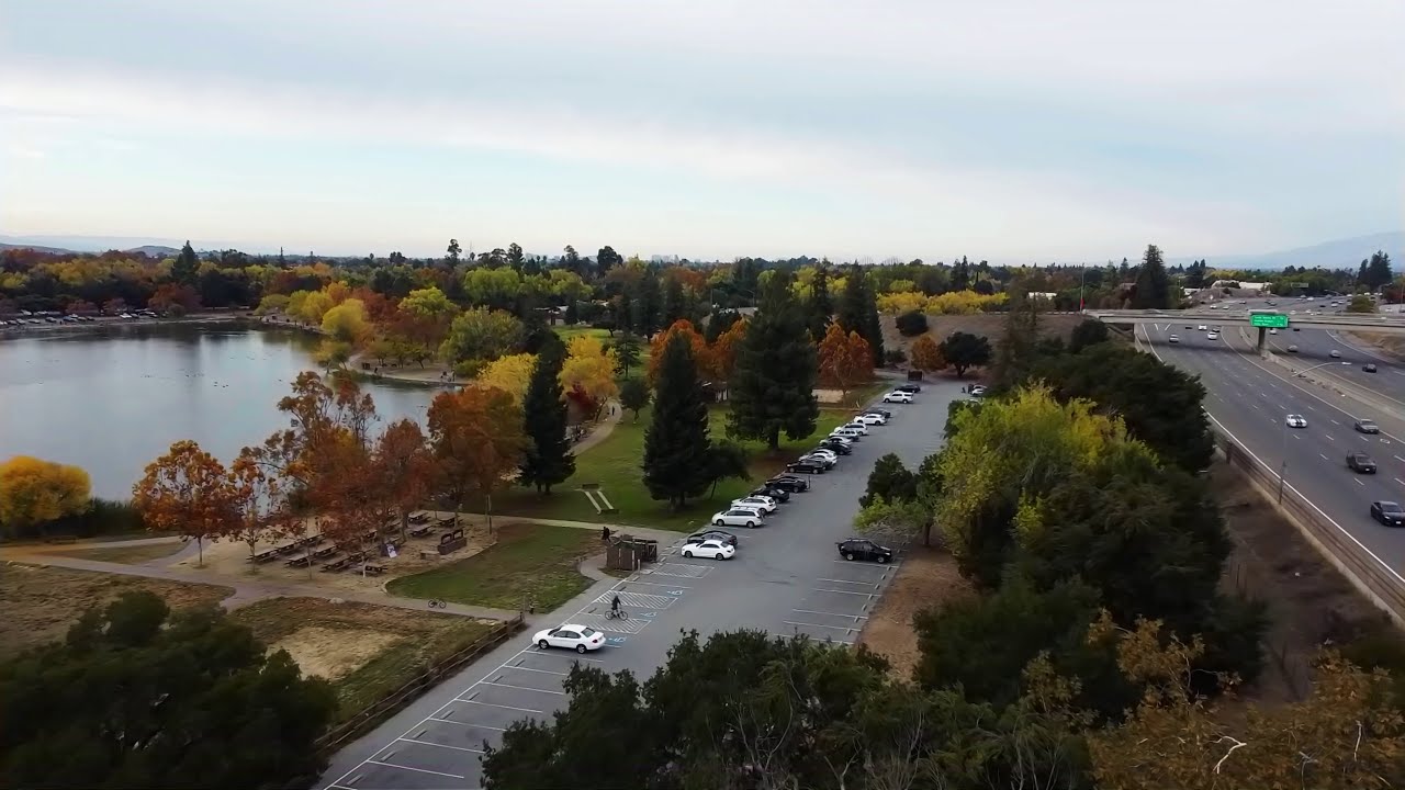 Hellyer Park Drone flight in San Jose, California