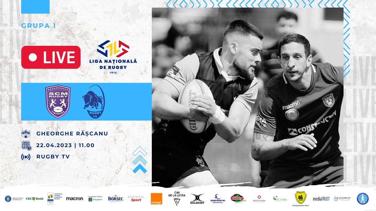 Liga Națională de Rugby: SCM USV Timișoara vs CSM Știința Baia Mare