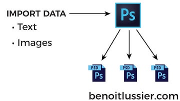 Importing text or images in batch with Variables in Adobe Photoshop - The Complete Tutorial