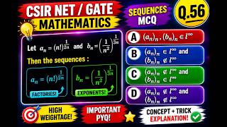 Factorial vs Exponential Sequence | Real Analysis MCQ