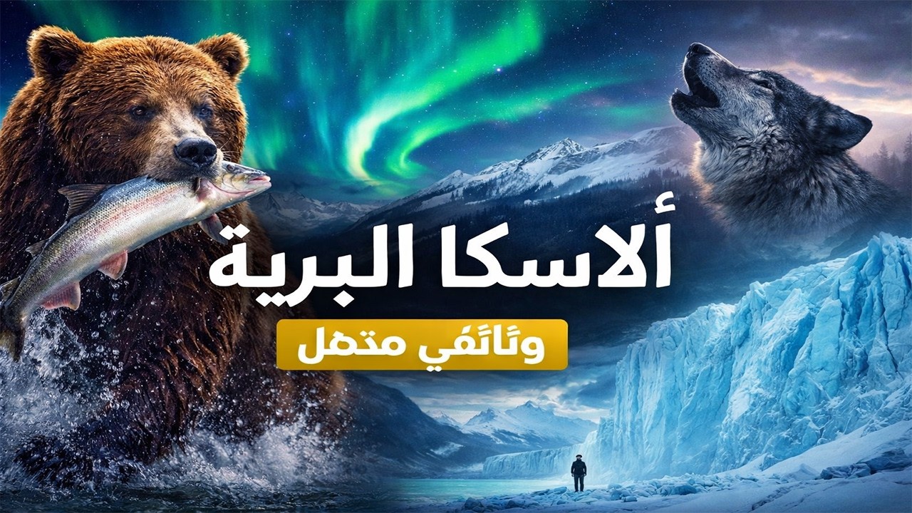 ألاسكا البرية: رحلة إلى قلب الطبيعة القاسية — وثائقي عن الدببة، السلمون، والشفق القطبي (وثائقي)