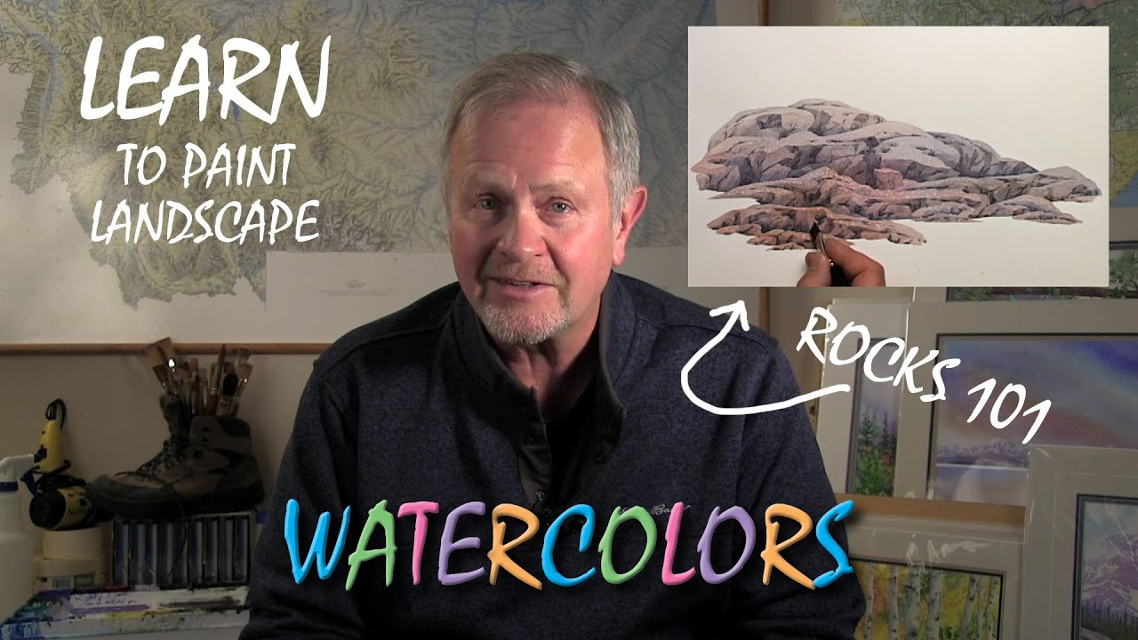 Wilderness Watercolors -- Rocks 101