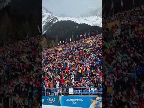 Powerful viking clap at #MilanoCortina2026!👏