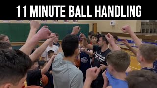 11 minute Ball Handling with DJ Sackmann | HoopStudy Basketball