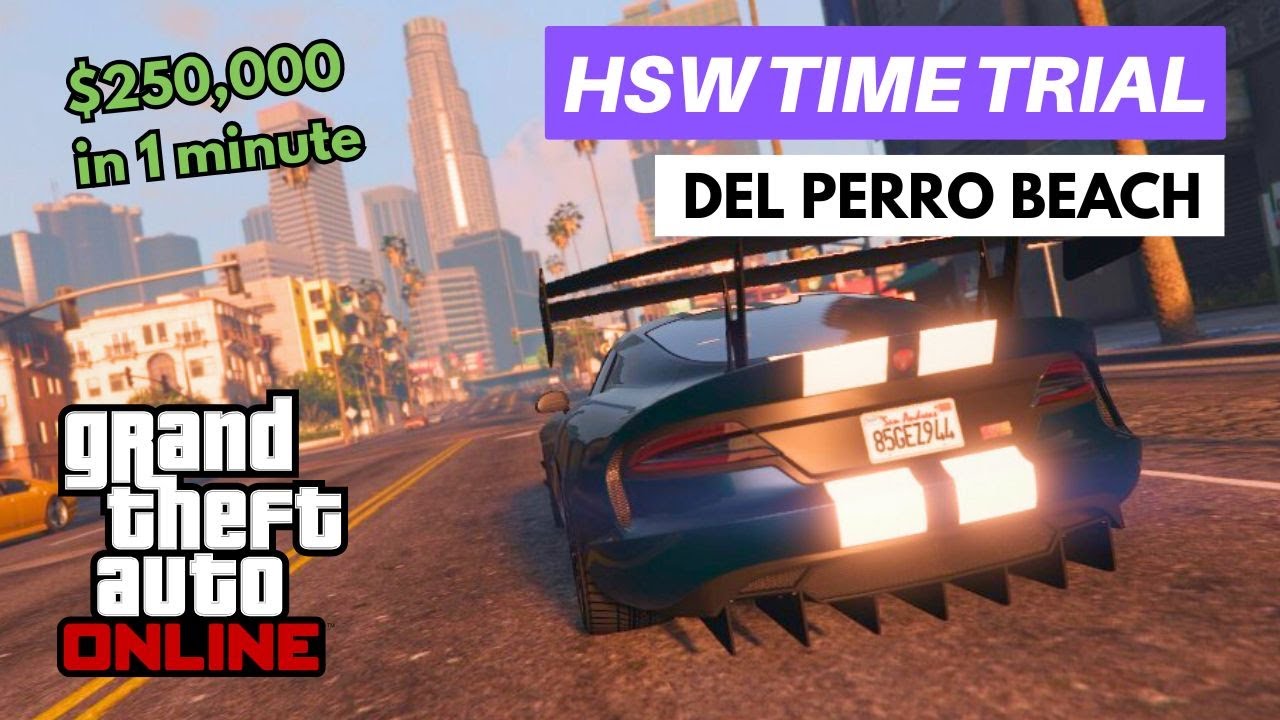 HSW Time Trial Del Perro Beach | Banshee GTS Run