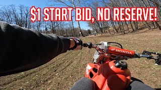 '88 HONDA CR250: ON BOARD