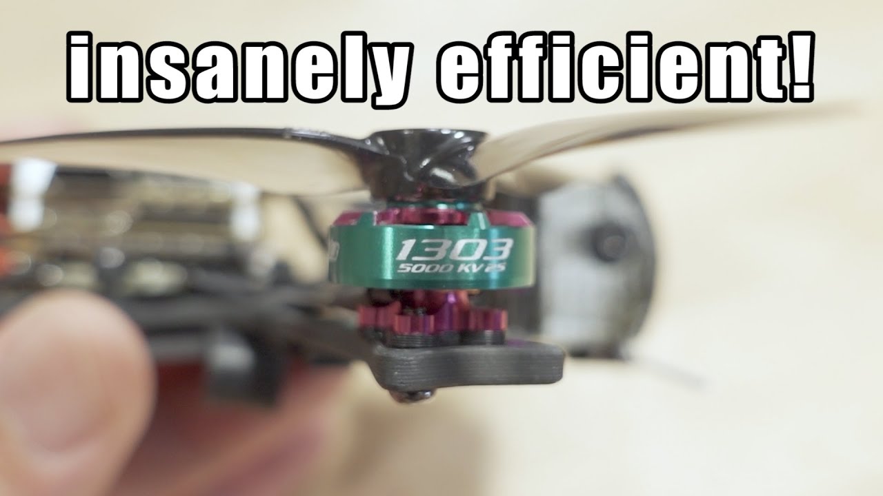 rcinpower 1303 motors on a dji o3 toothpick