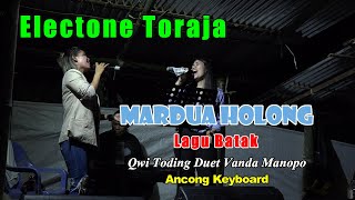 Mardua Holong [ Batak ] versi Electone Toraja.