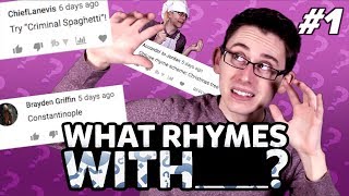 RHYME CHALLENGE RAP! Wacky Rhyme Schemes #1 By Mat4yo