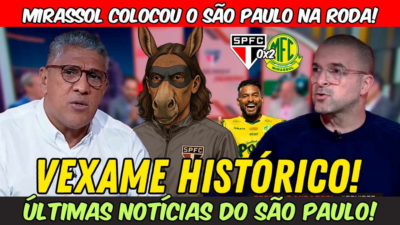 🤬VEXAME HISTÓRICO! MIRASSOL COLOCOU O SPFC NA RODA | SILAS E ZÉ ELIAS RASGARAM O VERBO COM DERROTA