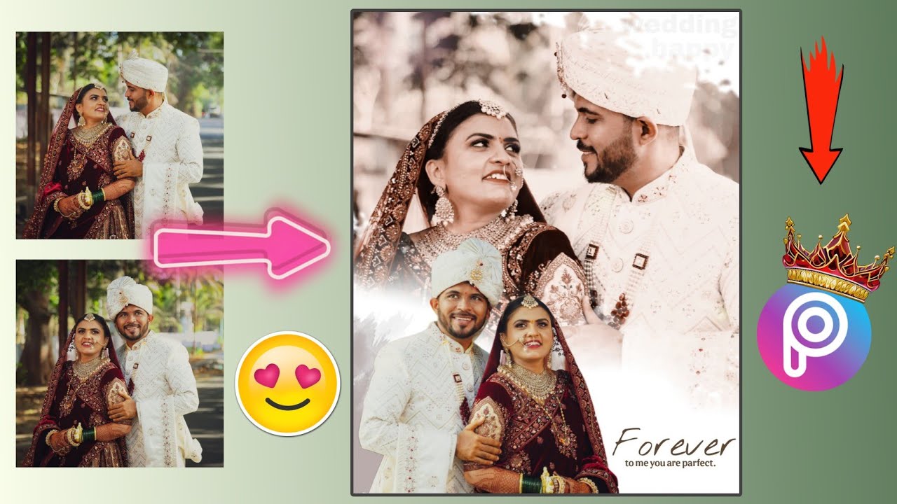 👉Wedding Album Photo Editing In PicsArt/Wedding Album Photo Editing Tutorial /Picsart Photo Editing 