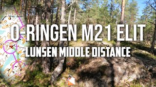 O-Ringen Uppsala M21 Elite | LUNSEN MIDDLE DISTANCE