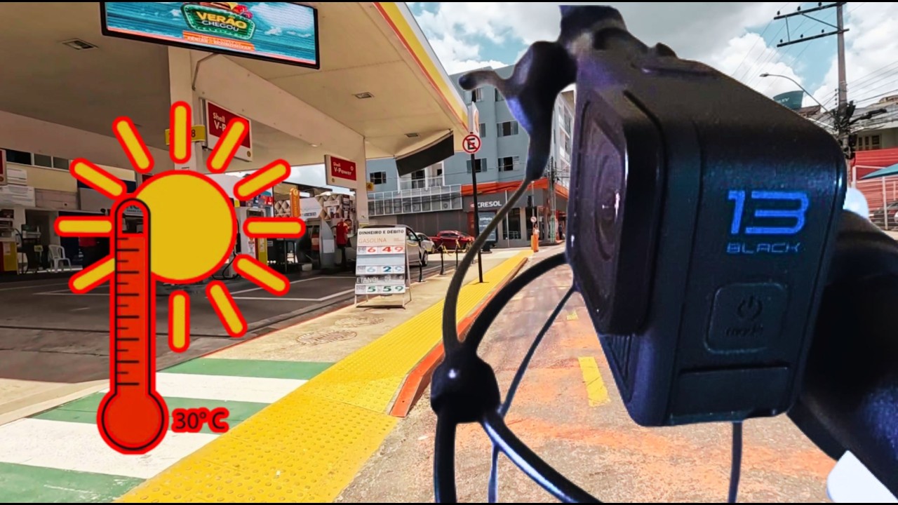 40 GRAUS AO MEIO-DIA | BIKE TOUR PELA MINHA CIDADE NO BRASIL ☀️🚲