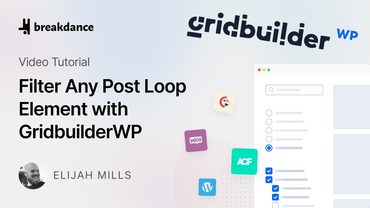 How To Filter Any Post Loop Element In Breakdance With WP Grid Builder
