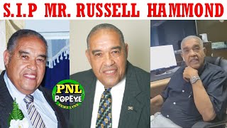 Our Chat With Mr. Russell Hammond On Monday August 22, 2022. Sleep In Peace Sir