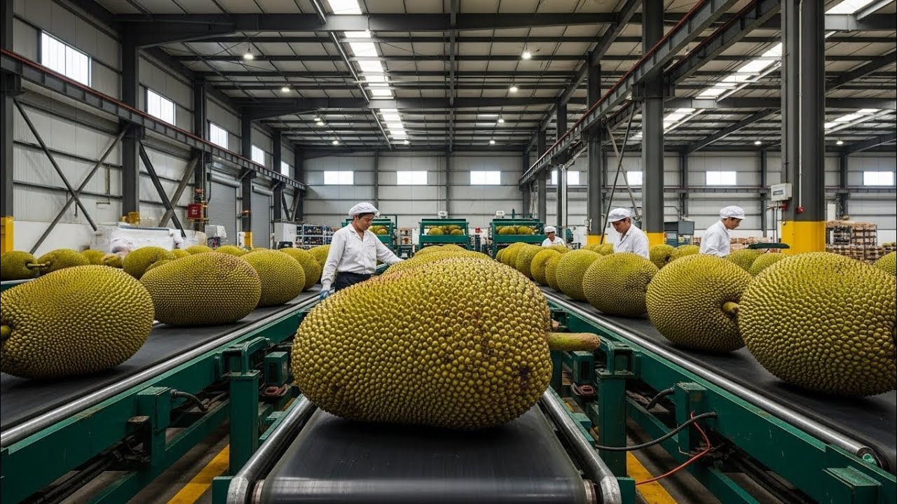 Inside a Modern Jackfruit Paste Factory: Full Industrial Process Step by Step