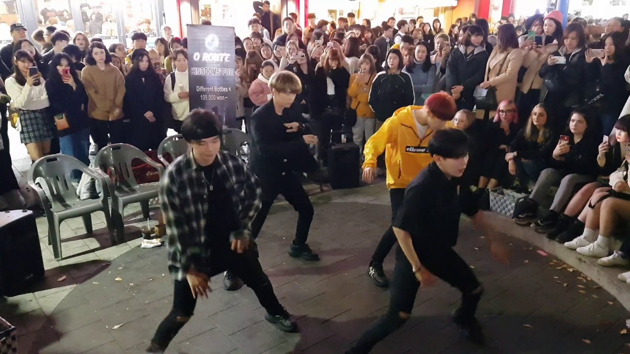 20191102 홍대 오늘 킹덤즈-오루트(kingdoms-O_Route) 버스킹 02 - BTS(방탄소년단) _ FIRE (불타오르네)