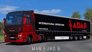 ETS2 1.34 - MAN Euro 6 TGX - Realistic Sound by EVR - Driving in Baltic Sates!