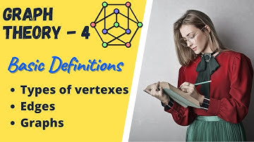 Graph Theory - 4 Basic Definitions - Types of Vertexes, Edges and Graphs