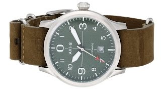 AVI 8 AV 4021 03 FlyBoy Analog Automatic Green Watch