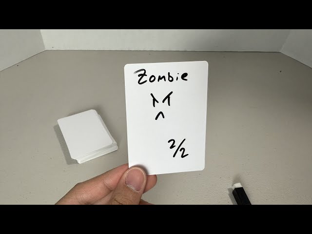 blank token cards mtg Dry Erase Blank Tokens