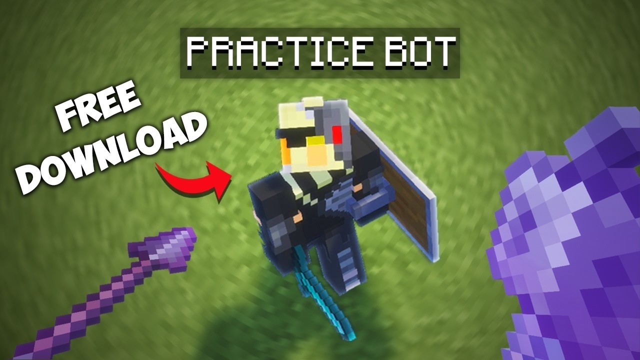 NEW BEST SINGLEPLAYER BOT PVP PRACTICE FOR MINECRAFT 1.21.11 - YouTube