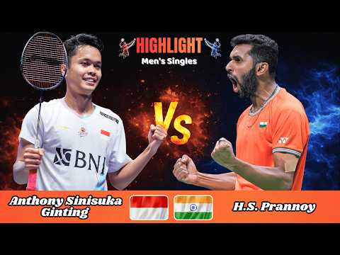 Men's Singles | Anthony Sinisuka Ginting (INA) vs H.S. Prannoy (IND) | Badminton 2026