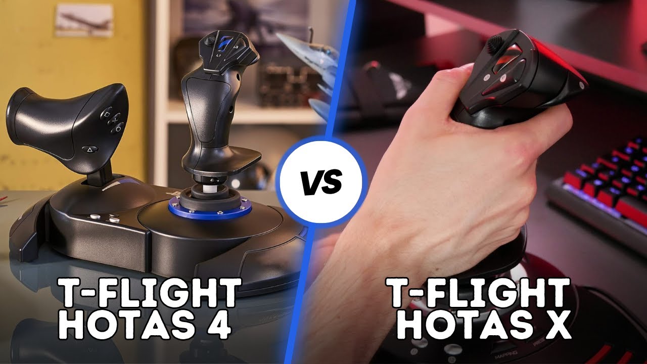 🎮 Thrustmaster T-Flight Hotas X vs Hotas 4 ✈️ ¿Cuál joystick te conviene más?